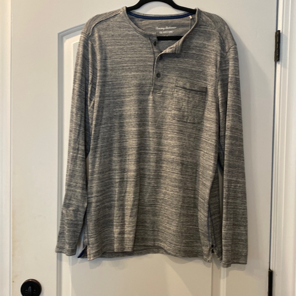 Tommy Bahama Island Zone Mens GRAY Longsleeve